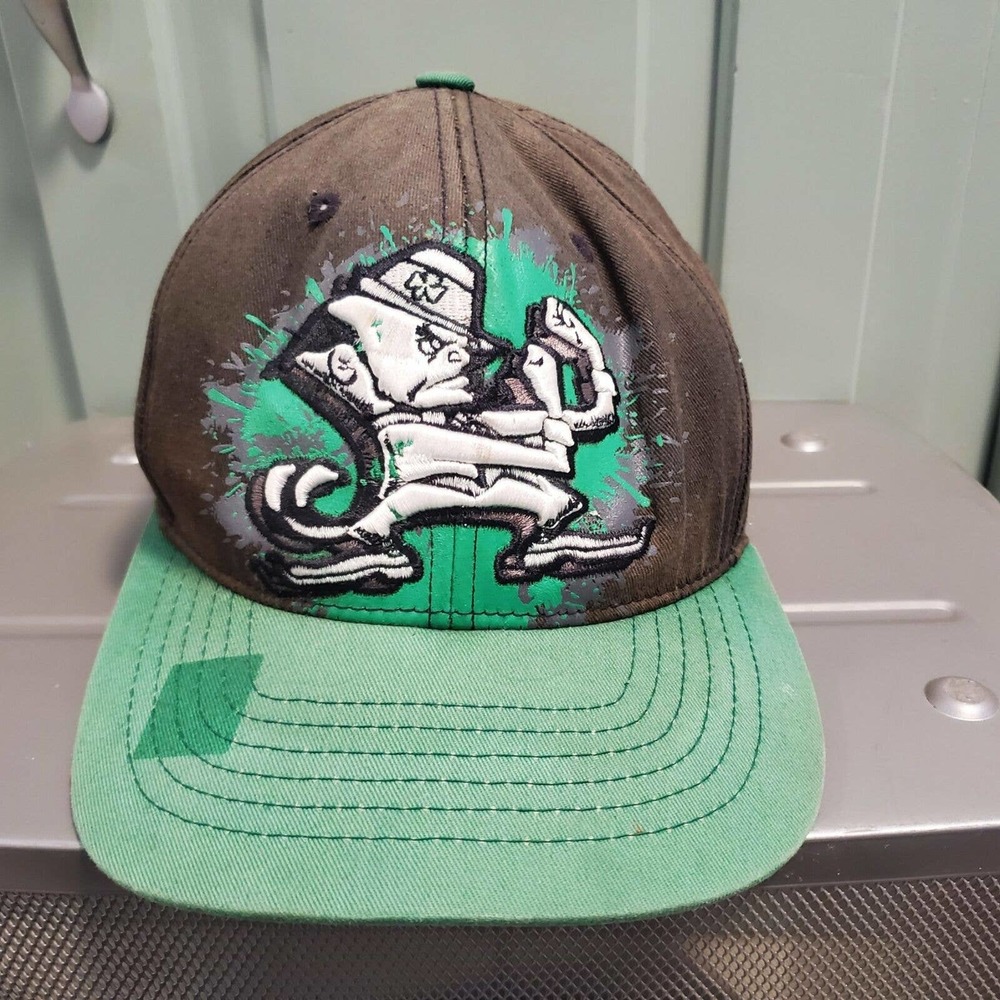 University of Notre Dame Irish Leprechaun Hat Cap Adjustable Snapback